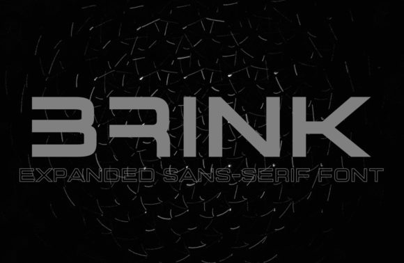 Brink: A Bold and Assertive Display Font for Unique Designs