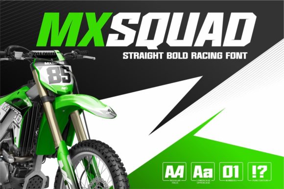 Discover Mxsquad: A Bold and Sporty Display Font