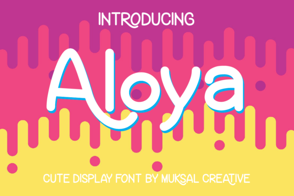 Discover the Charm of Aloya: A Perfect Font for Makers