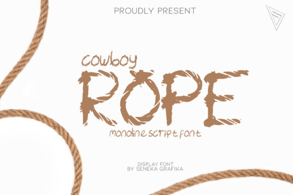 Discover the Charm of Cowboy Rope Font