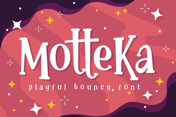 Discover the Charm of Motteka: A Playful Display Font