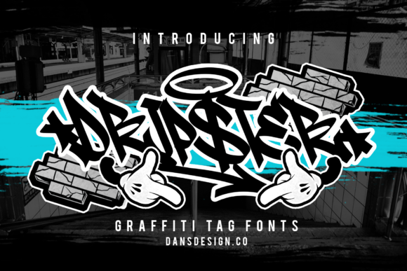 Dripster: A Graffiti-Themed Display Font for Bold Design