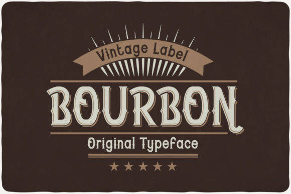 Elevate Your Brand with Bourbon: A Bold and Vintage Font