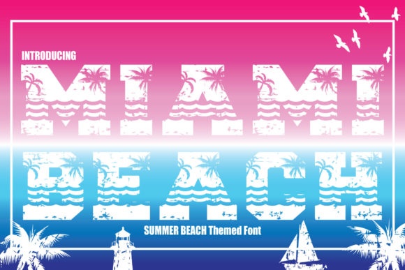 Enhance Your Brand with Miami Beach Font