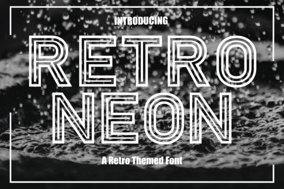 Enhance Your Brand with Retro Neon Font