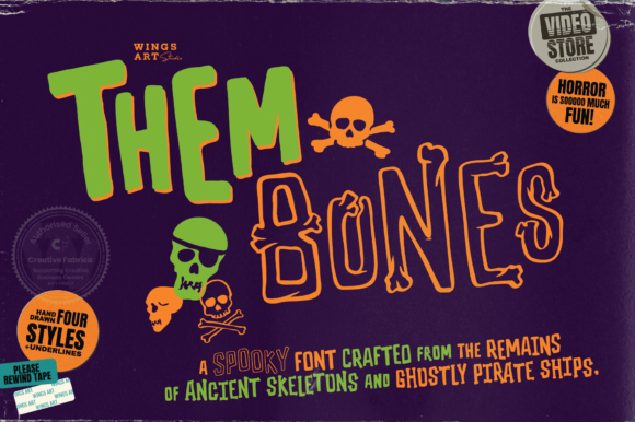 Enhance Your Brand with Them Bones Font