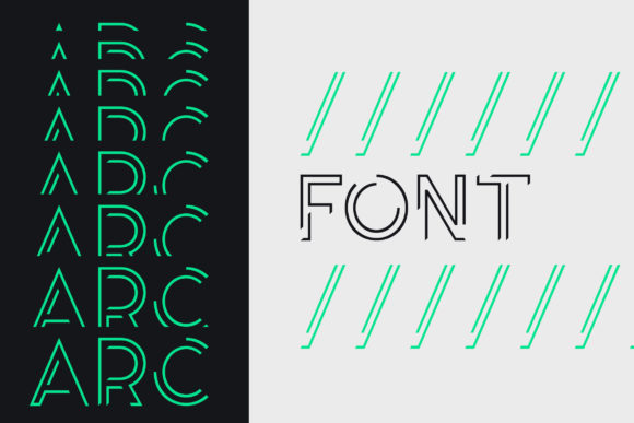 Explore Arc: A Unique Display Font for Editorial Design