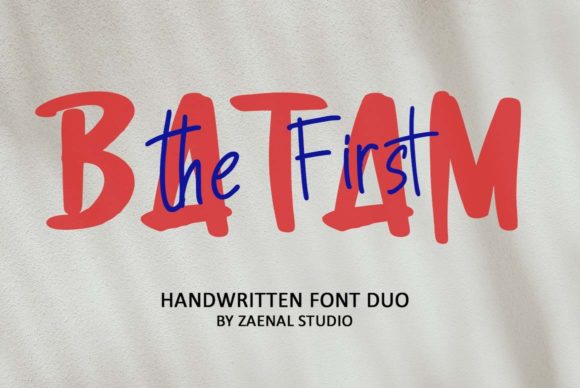 First Batam: A Duo Font for Creative Web Design