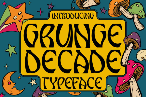Grunge Decade: A Versatile Display Font for Modern Web Design