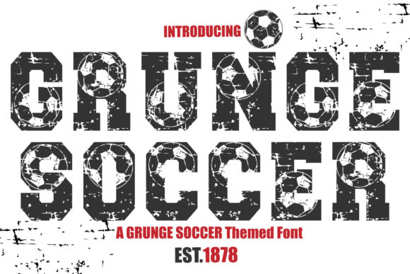 Grunge Soccer: A Bold and Assertive Display Font