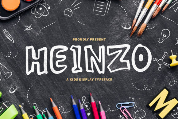Heinzo: A Playful Display Font for Creative Branding