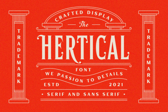 Hertical: A Stylish Font for Web Design and Branding