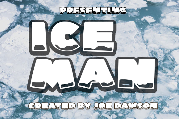 Ice Man: A Fun, Cartoon-Styled Font for Creative Branding