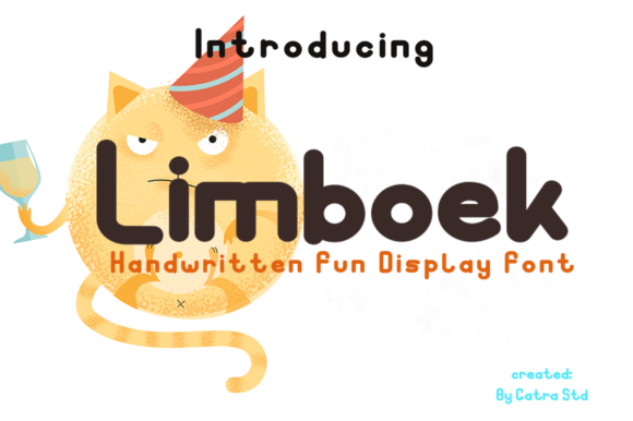 Limboek: A Cool, Thick Lettered Vintage Display Font
