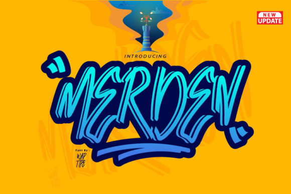 Merden Graffiti: A Bold Urban Display Font for Impactful Campaigns