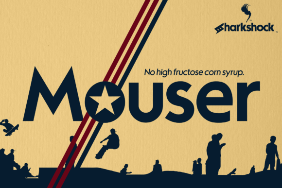 Mouser: A Modern Display Font for Web Design