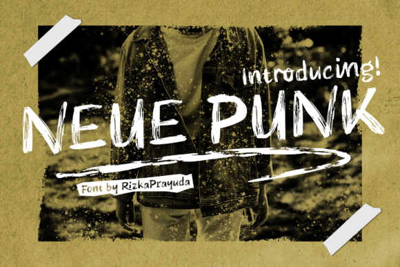 Neue Punk: A Unique Display Font for Edgy Craft Projects