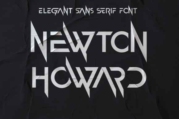 Newton Howard: A Bold and Geometric Display Font