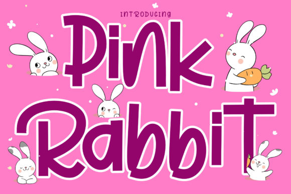Pink Rabbit: A Stylish and Elegant Display Font
