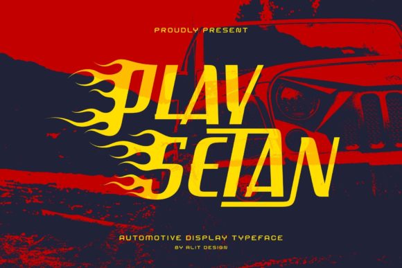 Play Setan: A Bold and Sporty Display Font for Makers