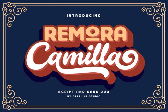 Remora Camilla: A Charming Retro Font for Editorial Design