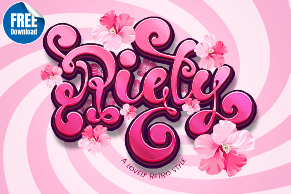 Riety: A Retro-Style Font for Elegant Web Design