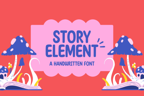 Story Element: A Friendly and Fun Display Font for Editorial Design