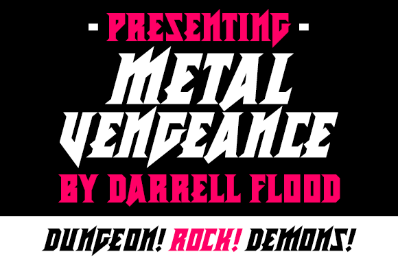 Transform Your Brand with Metal Vengeance Font