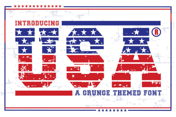 Usa Grunge: A Bold and Cool Display Font for Modern Publishing